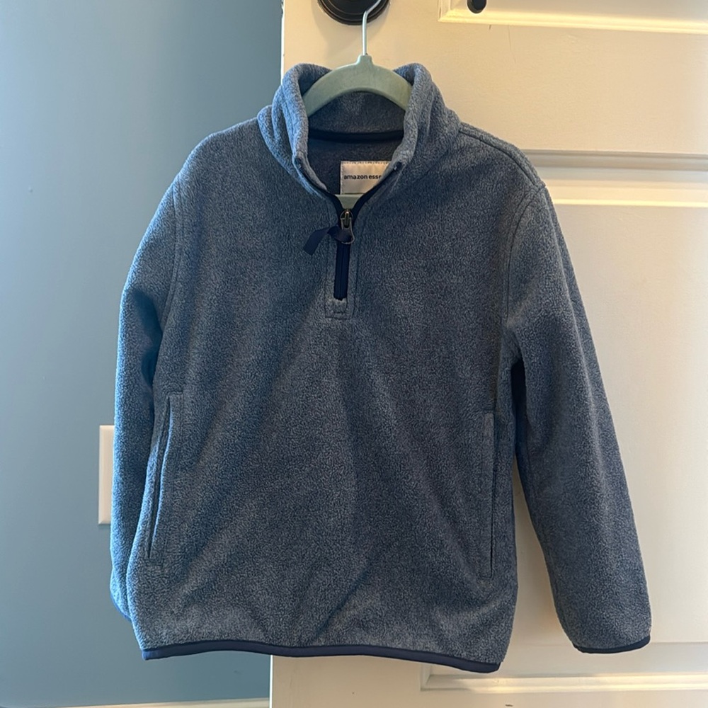 Amazon essentials sweatshirt Blue/ DK child sizes Xs 4/5